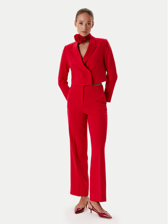 TATUUM Tatuum Spodnie materiałowe Masda 3 T2508.147 Czerwony Wide Leg