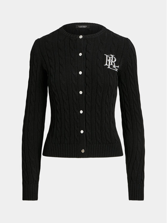 LAUREN RALPH LAUREN Lauren Ralph Lauren Kardigan 200932225003 Czarny Slim Fit