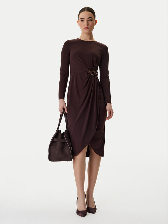 LAUREN RALPH LAUREN LAUREN RALPH LAUREN Kasdieninė suknelė 250951397001 Ruda Slim Fit