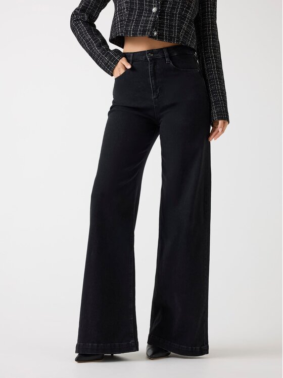 Guess Guess Jeansy 179047 Czarny Relaxed Fit