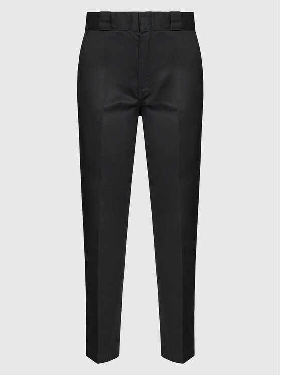 Dickies Dickies Pantaloni di tessuto Elizaville DK0A4XKBBLK Nero Regular Fit