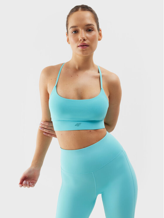 4F 4F Sutien sport 4FWSS24USBAF096 Albastru