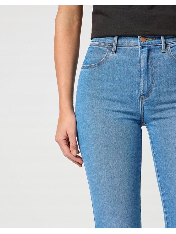 Wrangler Wrangler Jeansy Slim 610 Niebieski Slim Fit