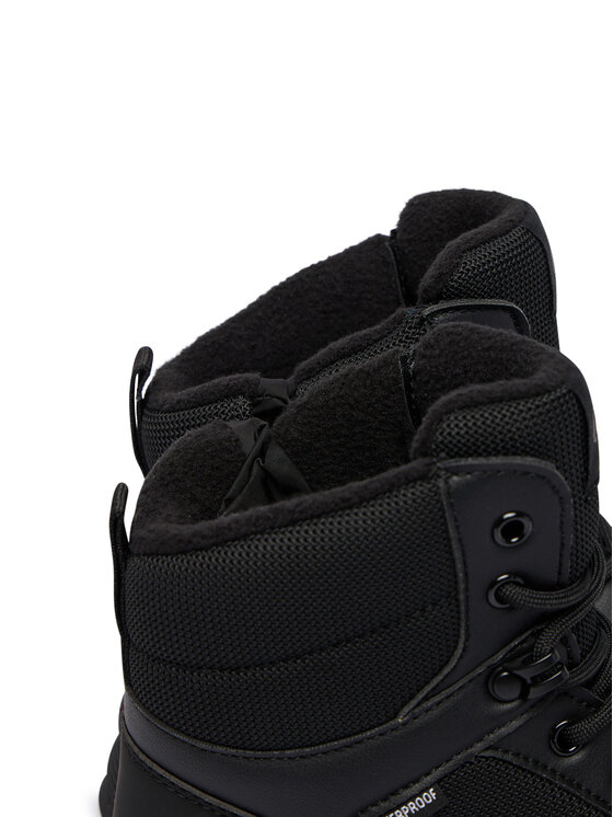 Calvin Klein Calvin Klein Μπότες Χιονιού Lace-Up Bootie V3X5-83190-1485 S Μαύρο