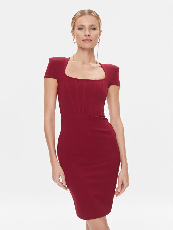 Marciano Guess Marciano Guess Coctailkleid 4RGK67 6375Z Rot Slim Fit