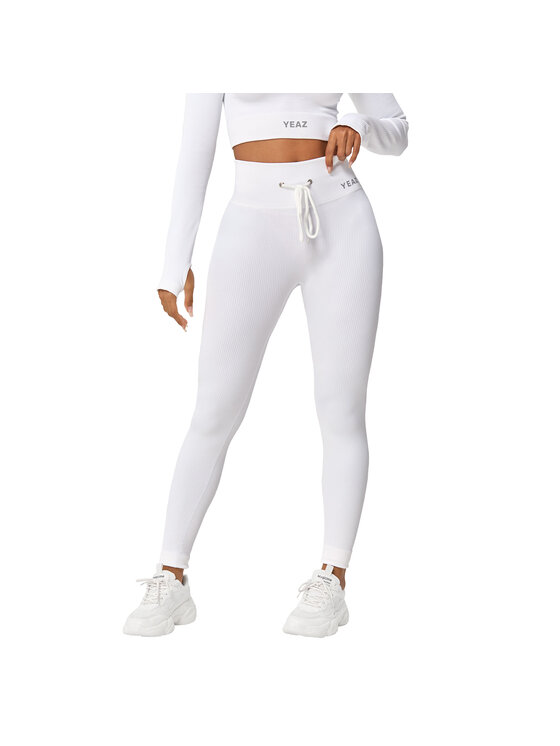 Yeaz Yeaz Legginsy RUNWAY Biały Slim Fit