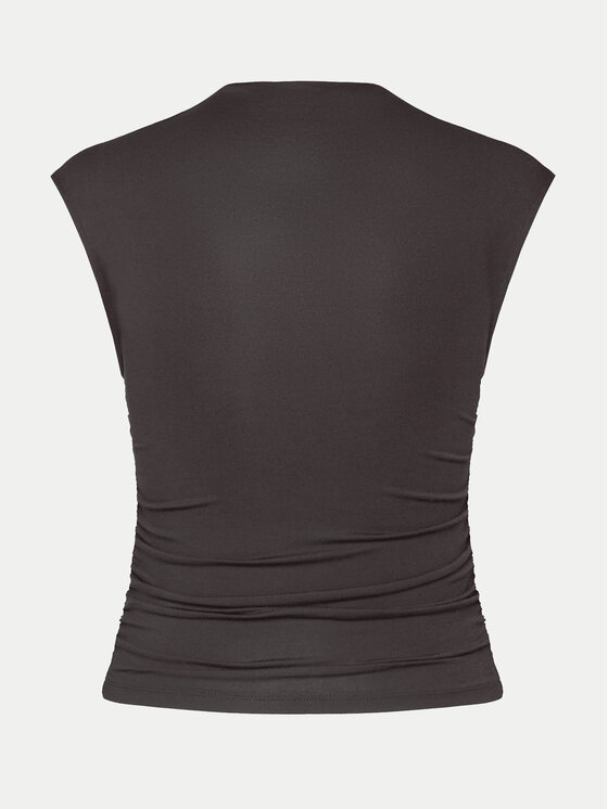 Gina Tricot Gina Tricot Marškinėliai 20883 Pilka Slim Fit