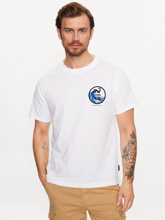 North Sails North Sails T-Shirt 692840 Λευκό Regular Fit