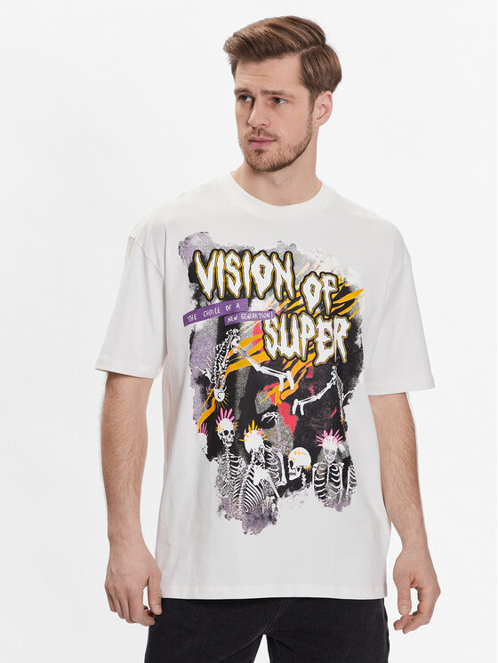 Vision Of Super Vision Of Super T-särk VS00550 Valge Regular Fit