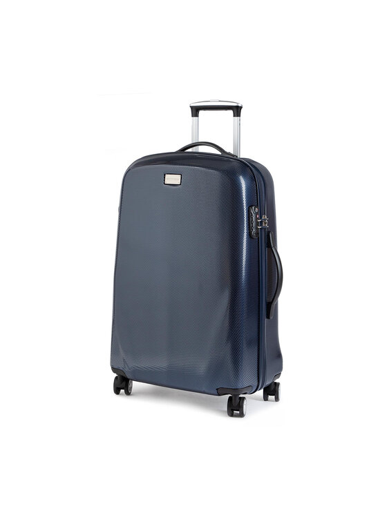 Valigia rigida media 56-3P-572-90 Blu scuro