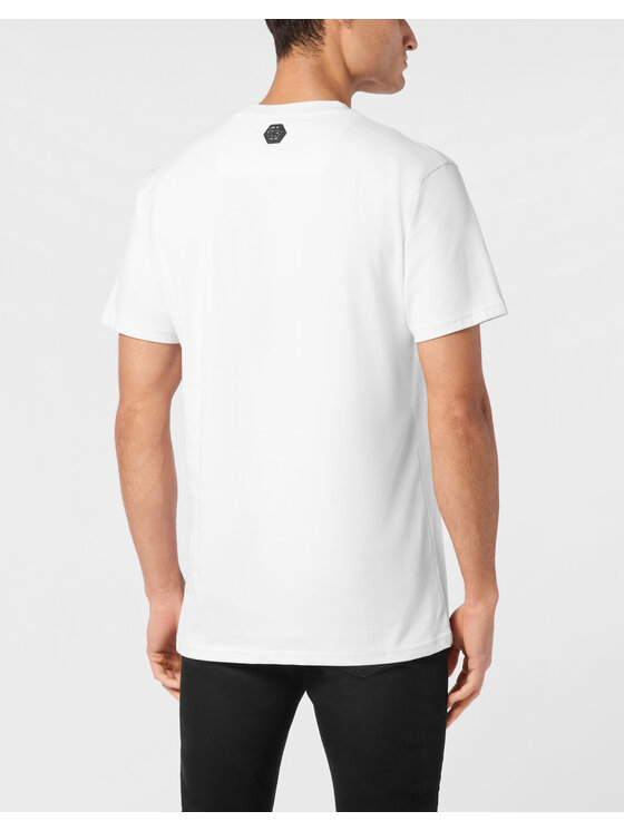 PHILIPP PLEIN PHILIPP PLEIN T-Shirt 23523 Biały Regular Fit
