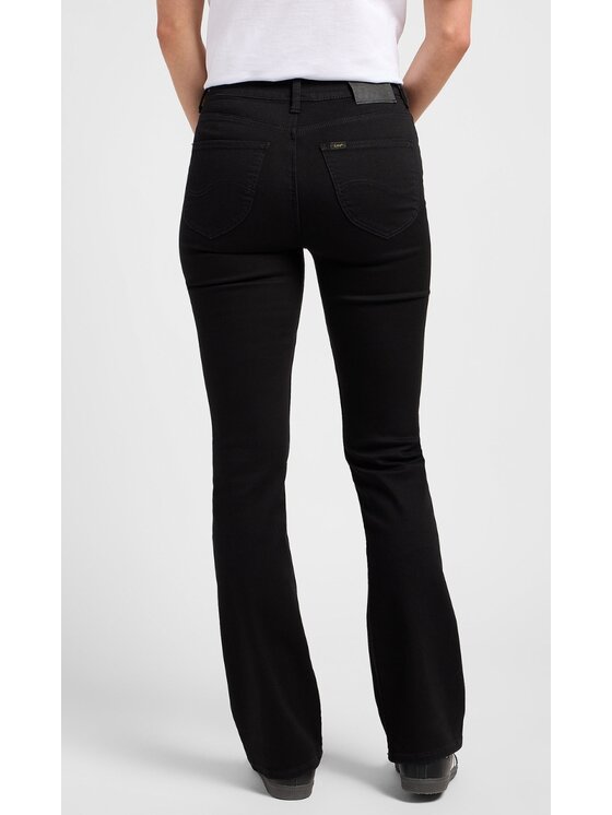 Lee Lee Jeansy Breese Boot Czarny Bootcut Fit