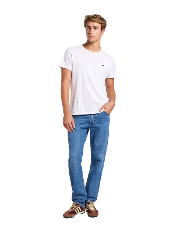 Lee Lee Jeansy WEST Niebieski Straight Leg