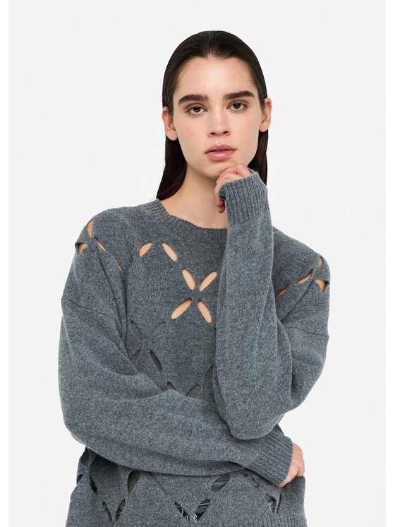 Liu Jo Liu Jo Maglione MF5039MS00902050 Grigio Regular Fit