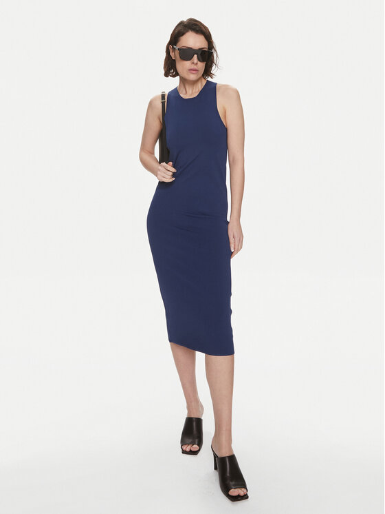 Weekend Max Mara Weekend Max Mara Vestito da giorno Astoria 2415321022 Blu scuro Slim Fit