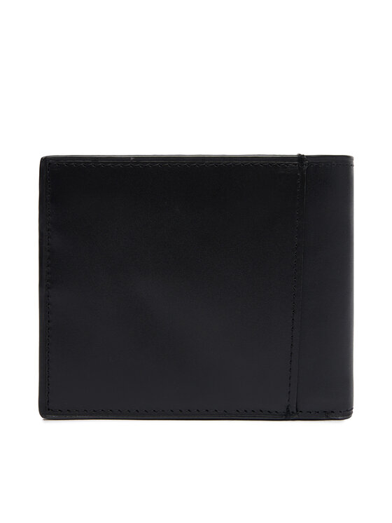 Calvin Klein Calvin Klein Голям мъжки портфейл Plaque Billfold W/ Coin LV04D1067G Черен
