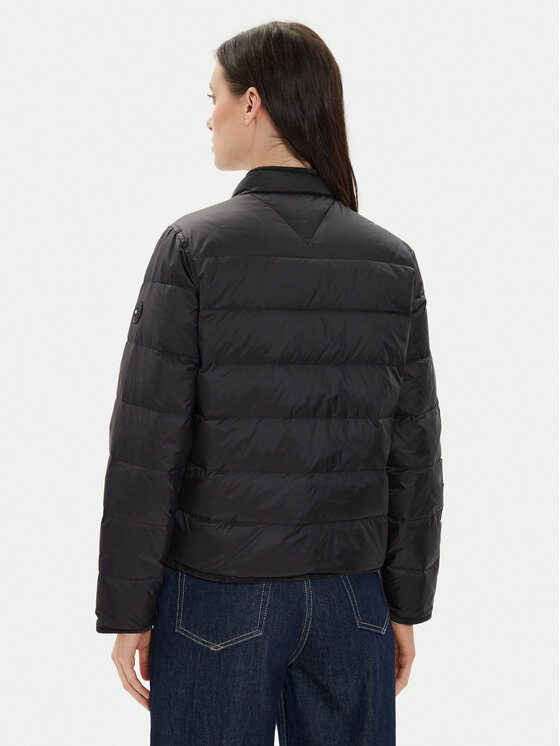 Tommy Hilfiger Tommy Hilfiger Kurtka puchowa WW0WW42377 Czarny Regular Fit