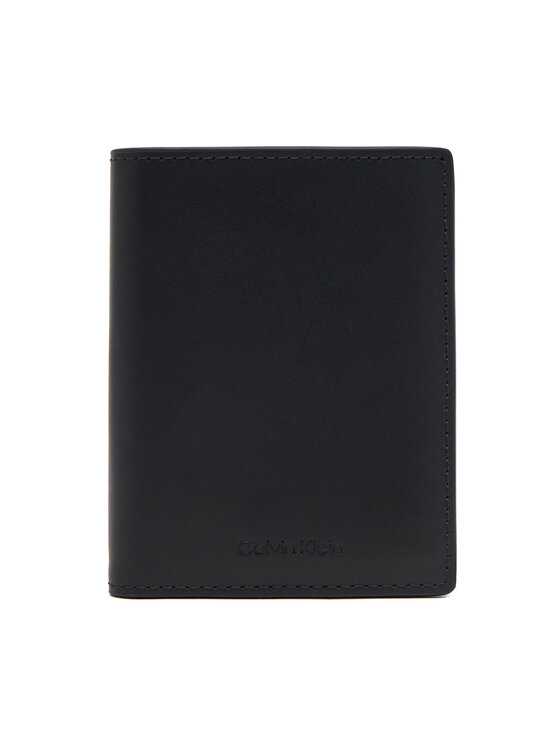 Férfi Férfi pénztárca Calvin Klein, Fekete, Ck Premium Bifold 7Cc W/Coin K50K512854
