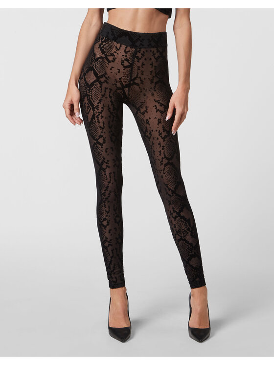 PHILIPP PLEIN PHILIPP PLEIN Legíny 1577 Čierna Skin Tight Fit