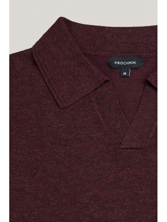 Próchnik Próchnik Polo PM6 PO073125000044 Bordowy Regular Fit