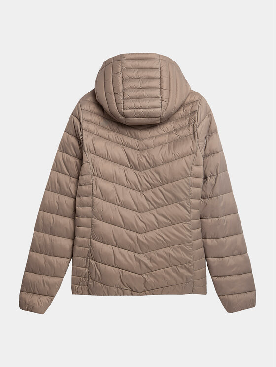 4F 4F Kurtka przejściowa 4FAW23TDJAF225 Brązowy Slim Fit