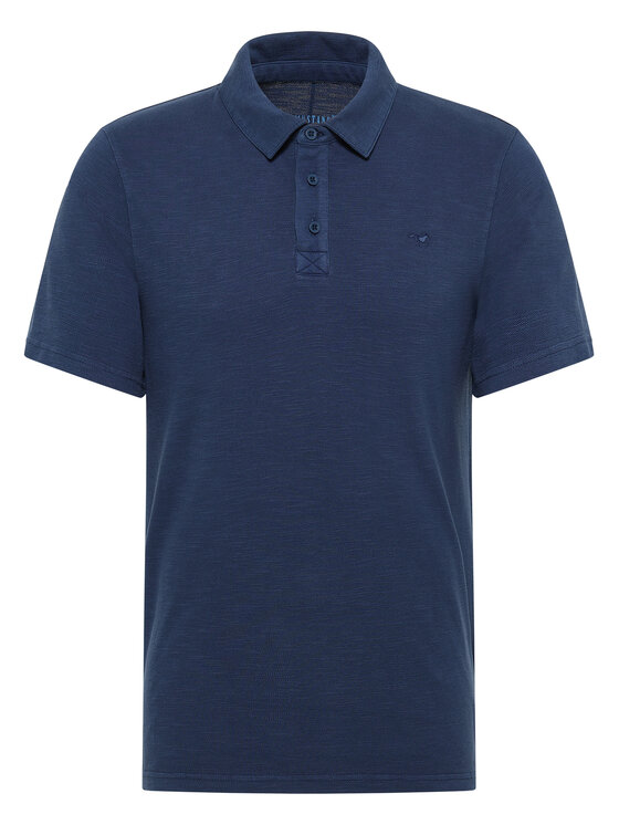 Mustang Mustang Poloshirt Palco 1016505 Dunkelblau Regular Fit