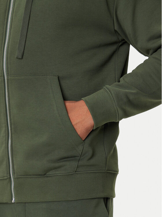 HUGO HUGO Bluza Dapozip 50548651 Zielony Relaxed Fit