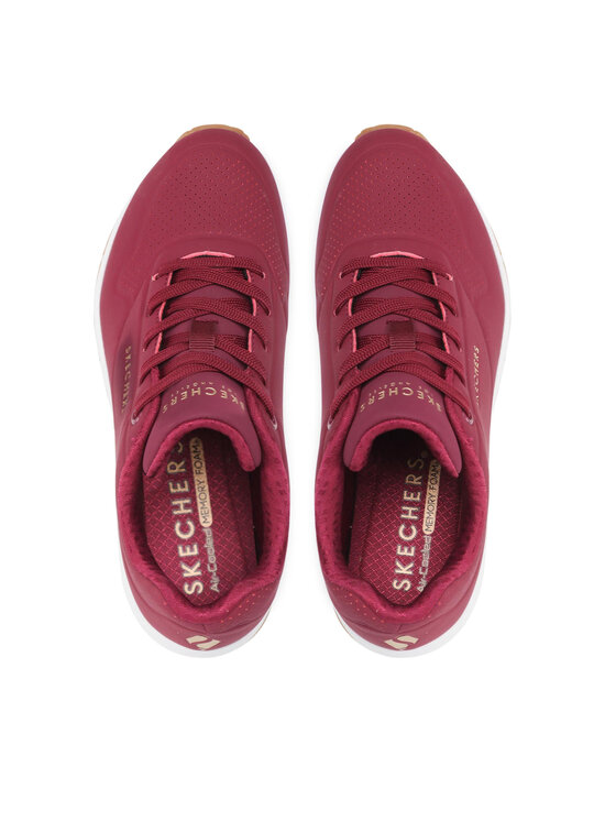 Skechers memory shop foam femme bordeaux