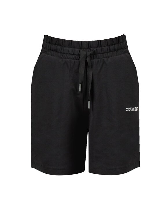 Silvian Heach Silvian Heach Šortky PGP22404SH Černá Regular Fit