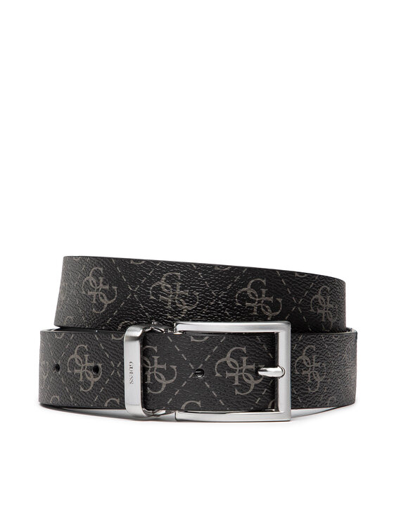 Guess Guess Muški remen Vezzola Belts BM7541 LEA35 Crna