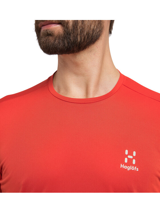 Haglöfs Haglöfs T-Shirt L.I.M Tech Tee Men Pomarańczowy Active Fit