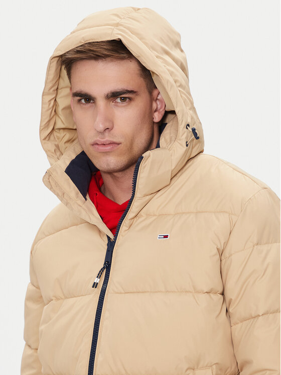 Tommy Jeans Tommy Jeans Žieminė striukė Essential DM0DM18487 Smėlio Regular Fit