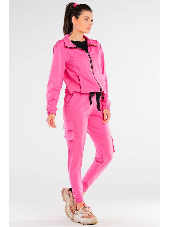 Infinite You Infinite You Bluza M246 Fioletowy Basic Fit