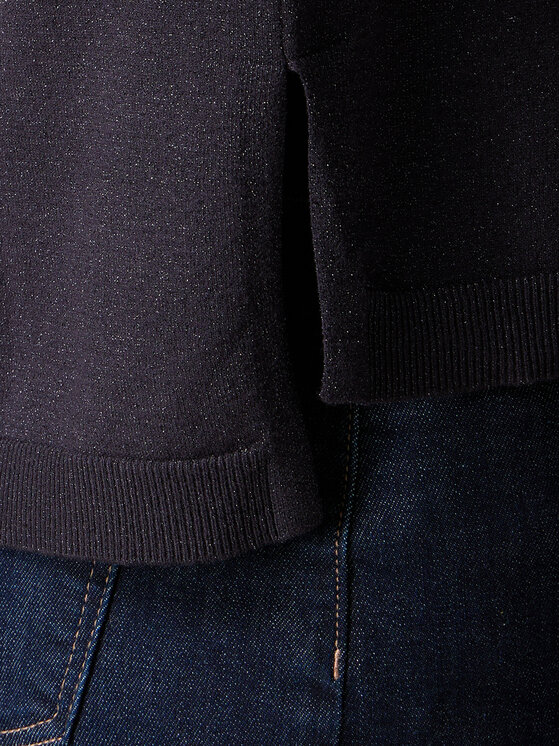 Oltre Oltre Sweter M040J005342N034 Niebieski Regular Fit