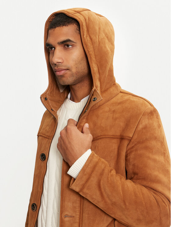 Milestone Milestone Zimski plašč Gabriel 431629 21035 Rjava Regular Fit