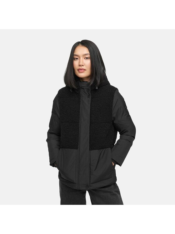 Marikoo Marikoo Kurtka zimowa Sheeta Czarny Regular Fit