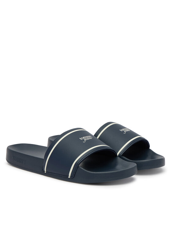 Tommy Jeans Tommy Jeans Šľapky Tjw Poolslides EN0EN02976 Tmavomodrá