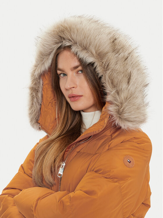 Tommy Hilfiger Tommy Hilfiger Пуховик WW0WW42743 Оранжевий Regular Fit