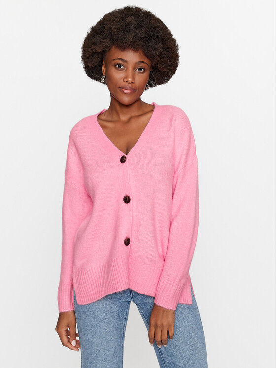 Vero Moda Kardigán 10291670 Ružová Regular Fit