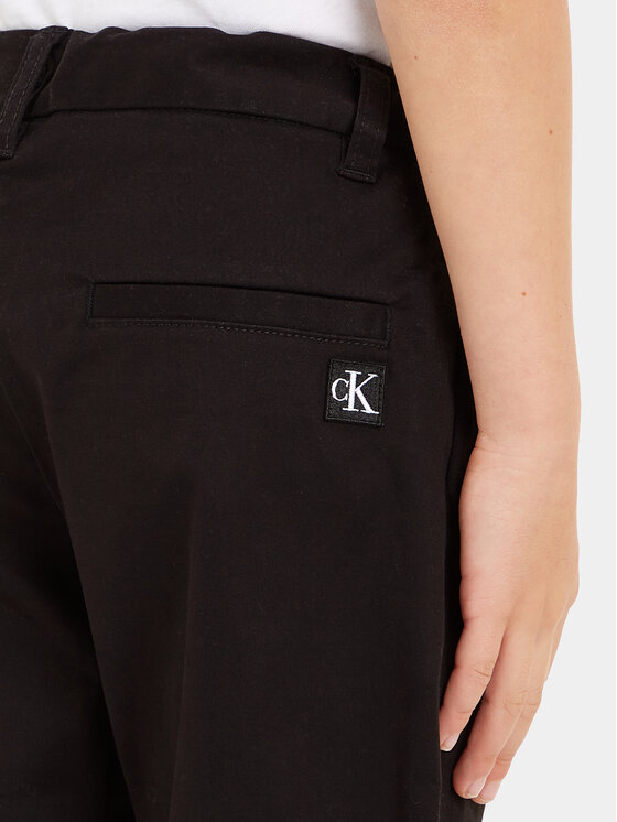 Calvin Klein Jeans Calvin Klein Jeans Kratke hlače Ceremony IB0IB02063 Crna Regular Fit