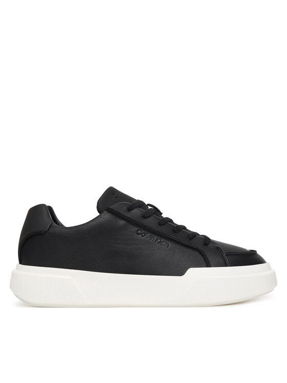 Calvin Klein Calvin Klein Sneakers Chunky Cupsole Lace Up Lth Pinch YM0YM01454 Negru