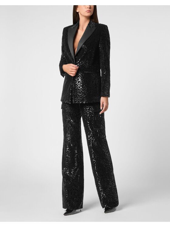 PHILIPP PLEIN PHILIPP PLEIN Giacca da abito 18787 Nero Loose Fit