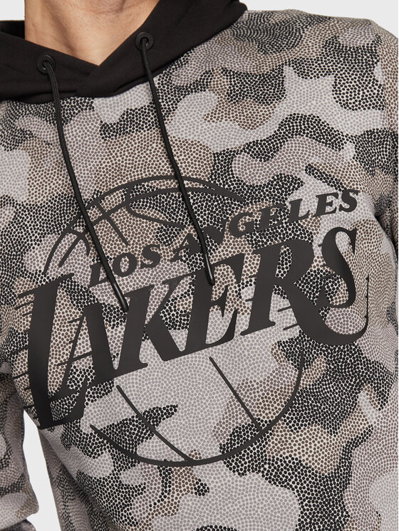 Felpa NBA Camo 50477453 Grigio Regular Fit