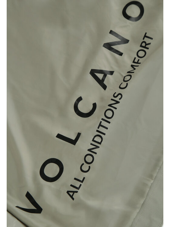 Volcano Volcano Płaszcz przejściowy J-WALERIA Zielony Regular Fit