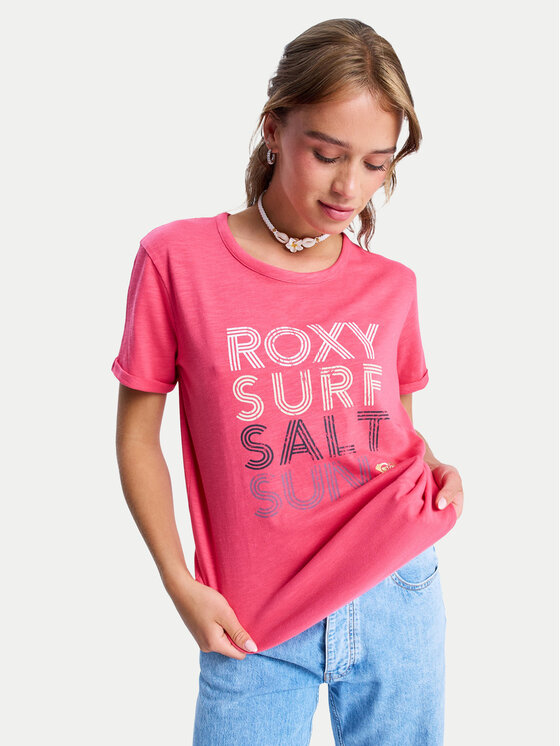 Roxy Roxy T-Shirt ERJZT06024 Κίτρινο Regular Fit