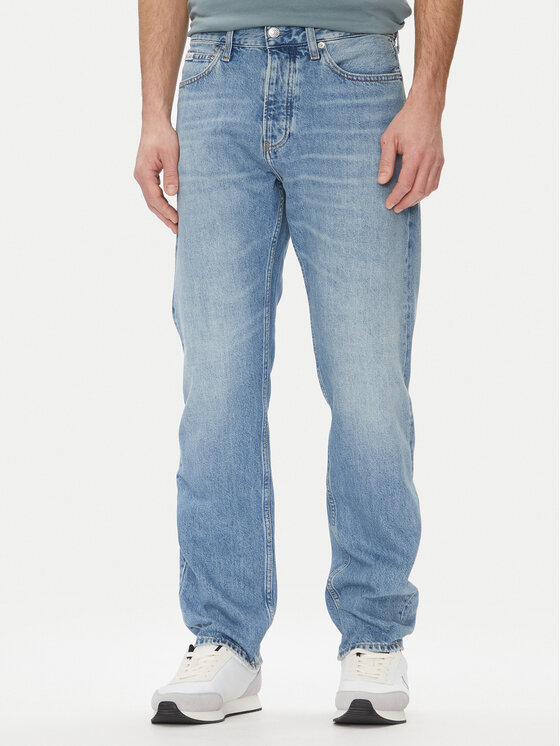 Calvin Klein Jeans Calvin Klein Jeans Farmer J30J327507 Kék Straight Fit