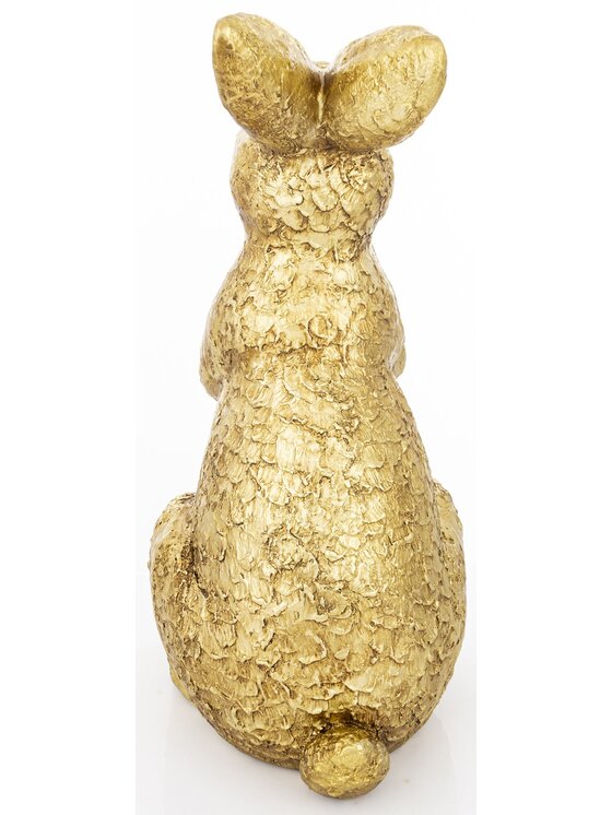 MIAhome MIAhome Figurka królika 44x20x23 cm CONILI Złoty