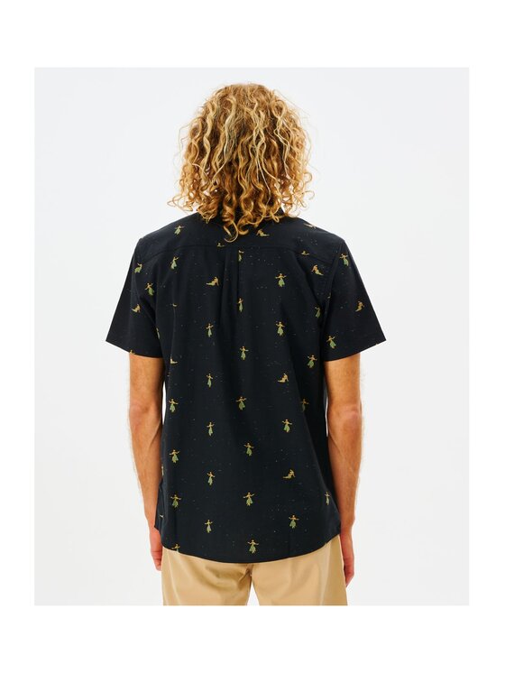 Rip Curl Rip Curl Koszula Hula Breach S/S Shirt Czarny Standard Fit