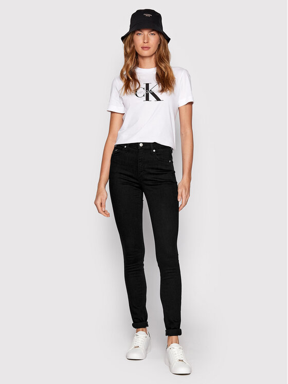Calvin Klein Jeans Calvin Klein Jeans T-shirt J20J219142 Bijela Regular Fit