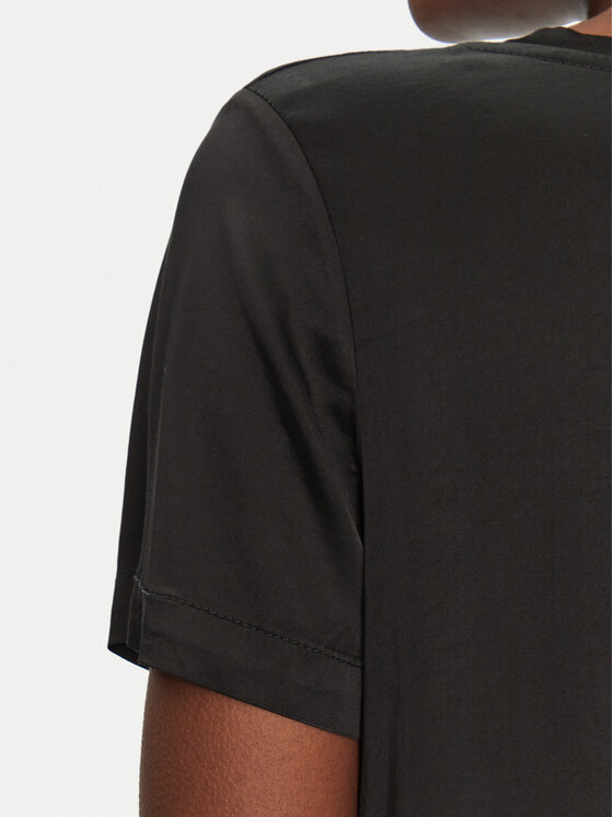ViCOLO ViCOLO Majica TD0007 Crna Relaxed Fit